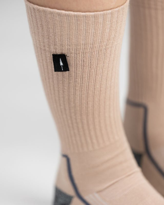 NIKIN TreeSocks Outdoor Wandersocken Beige 39-41