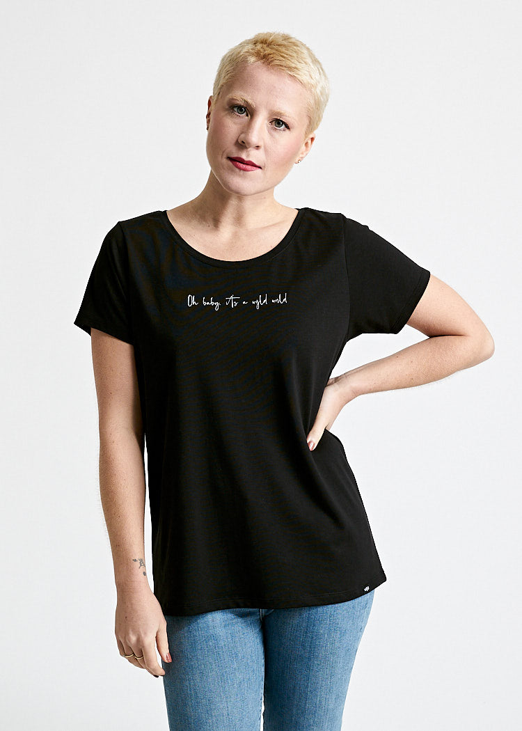 Wijld A Wijld World WoodShirt Damen T-Shirt Print