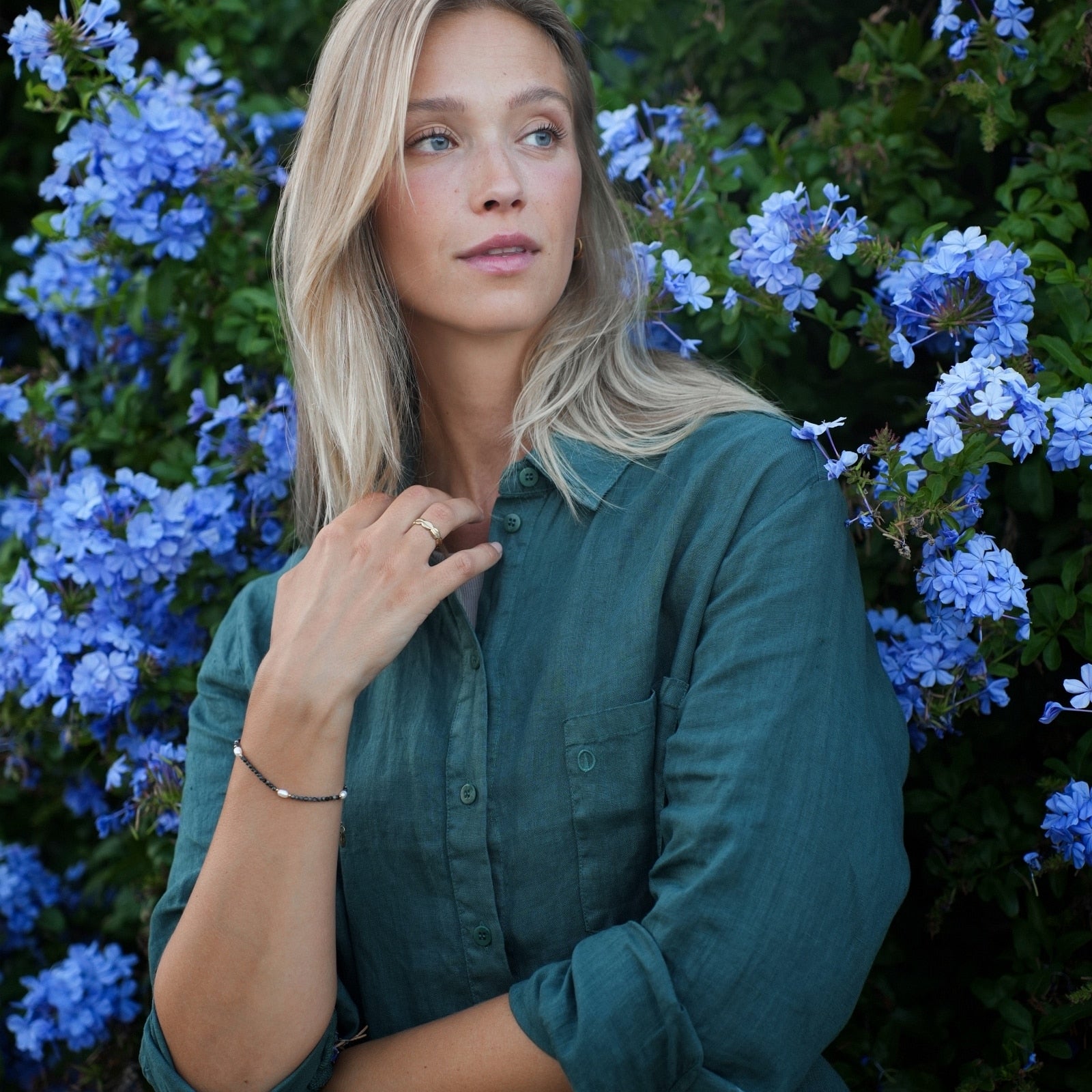 NORDLICHT Cilia Leinen Bluse Oversize atmungsaktiv