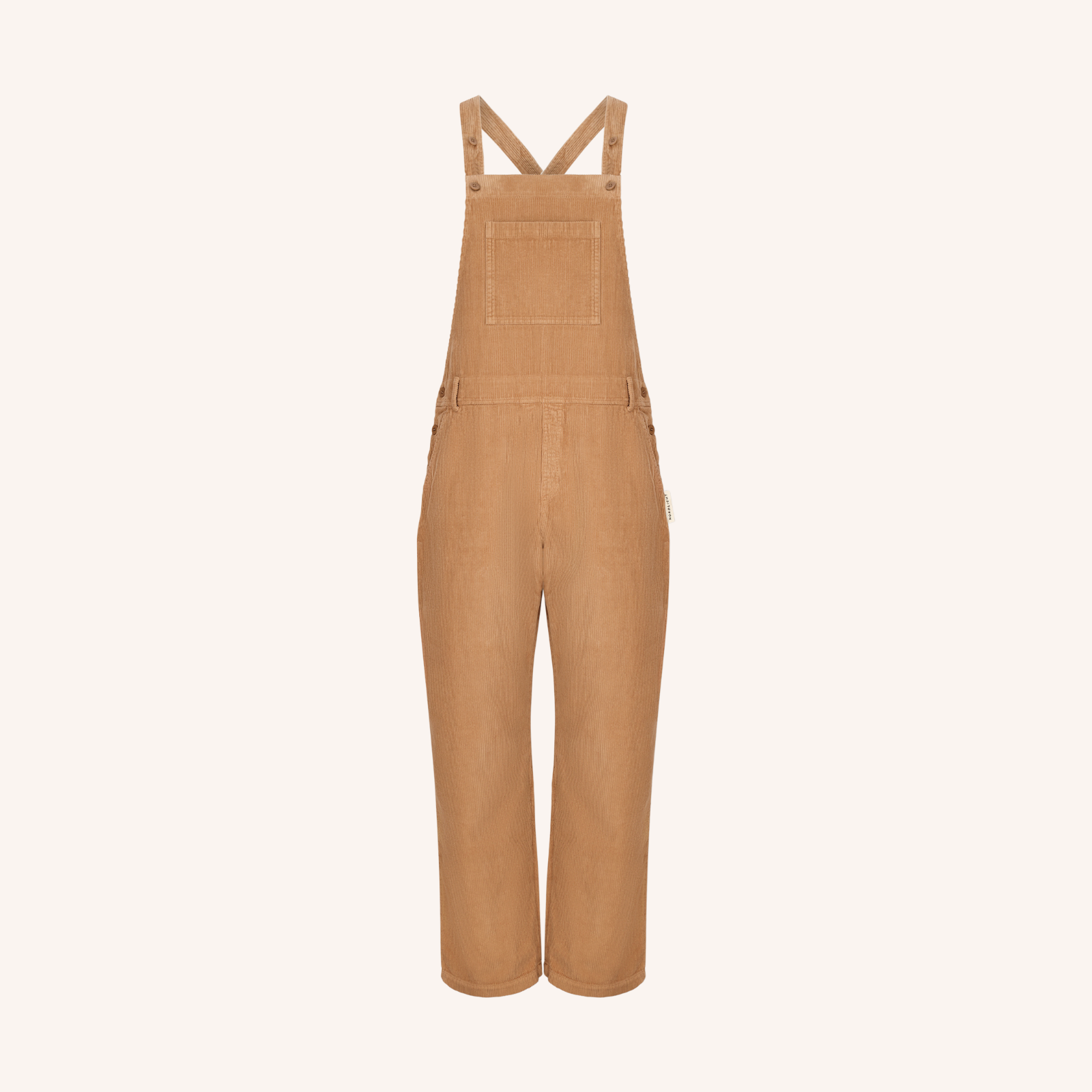 Nordlicht Liv Cord Latzhose Damen Hellbraun Bio-Baumwolle