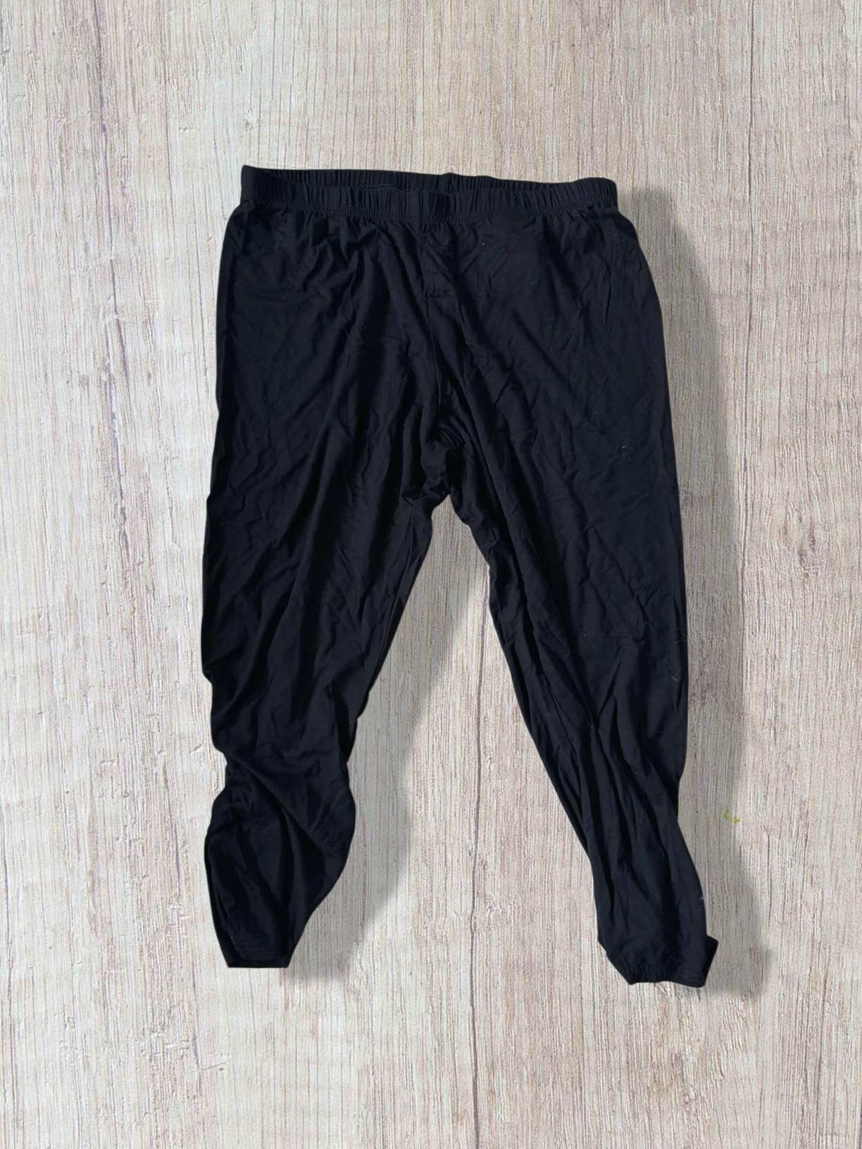 Zizzi 3/4 Leggings Viskose Stretch Rüsche Gr 46-48