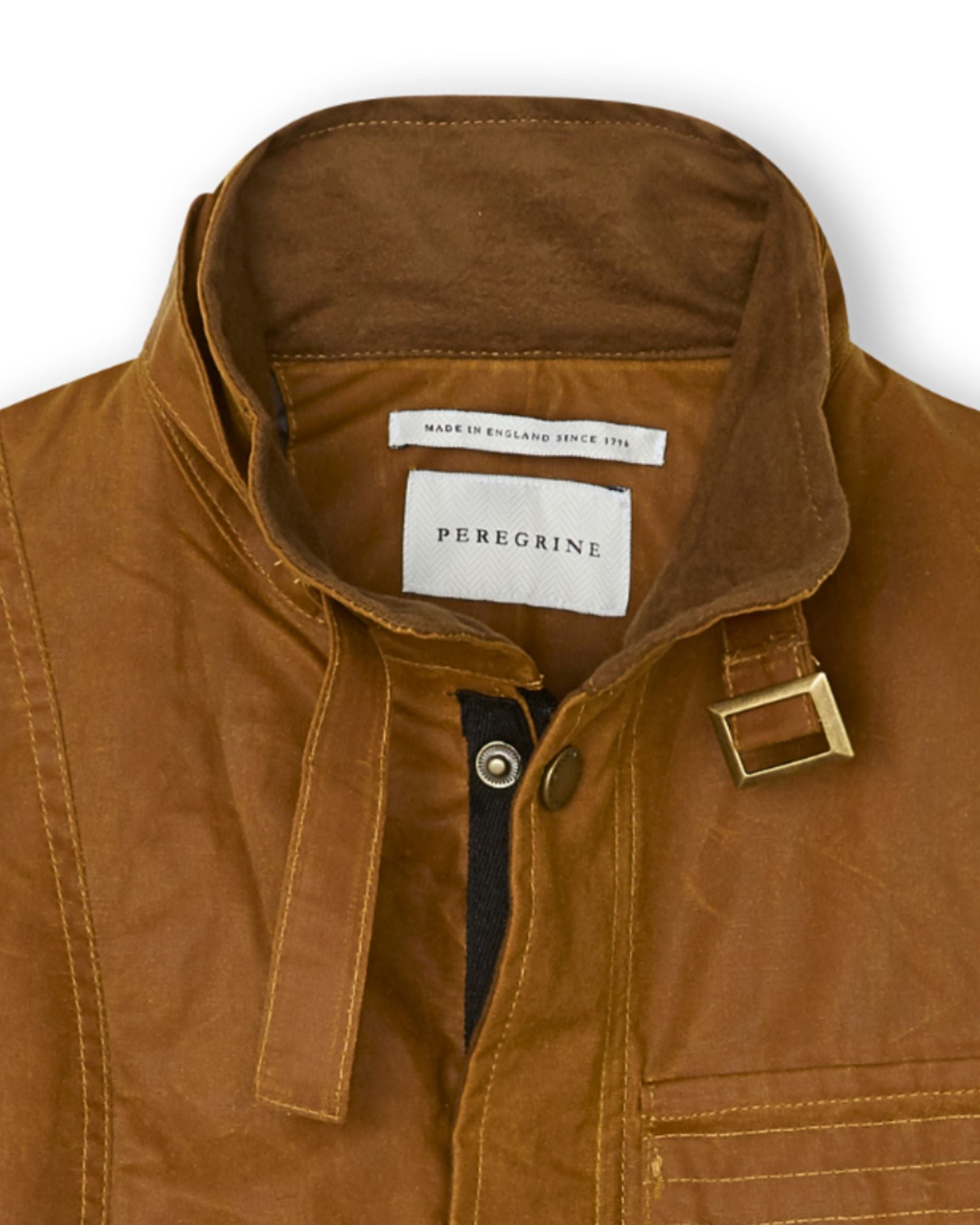 Peregrine Bexley Neck Strap Braun Wachsbaumwolle