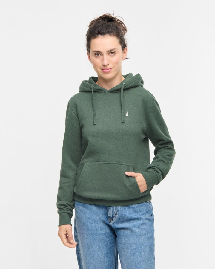 NIKIN TreeHoodie Hoodie Olive Mel Bio-Baumwolle