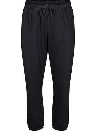 Zizzi Sweats Jogginghose Sweathose Große Größen Baumwolle Taschen