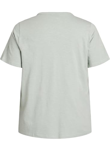 Flash by Zizzi T-Shirt V-Ausschnitt Green Milieu 42-48