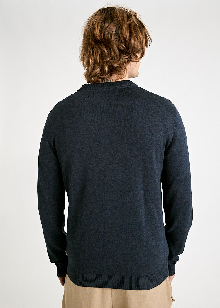 Wijld Samuel Strick-Cardigan Herren Blue Indigo