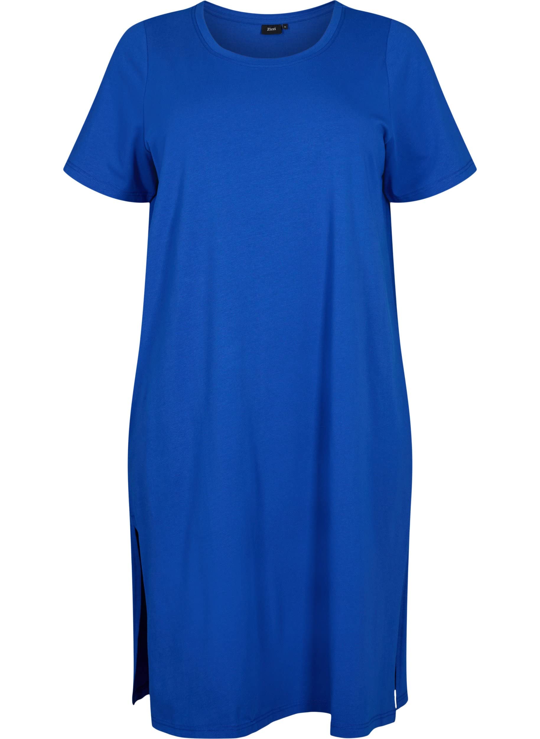 Zizzi Dresses Kleid Baumwolle kurze Ärmel Große Größen