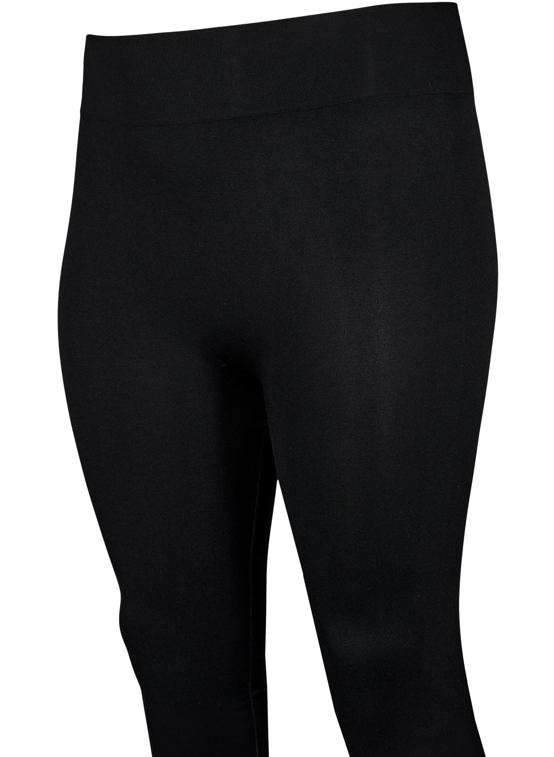 Zizzi Leggings Damen Nahtlos Basic Lang Stretch Gr. 54-56