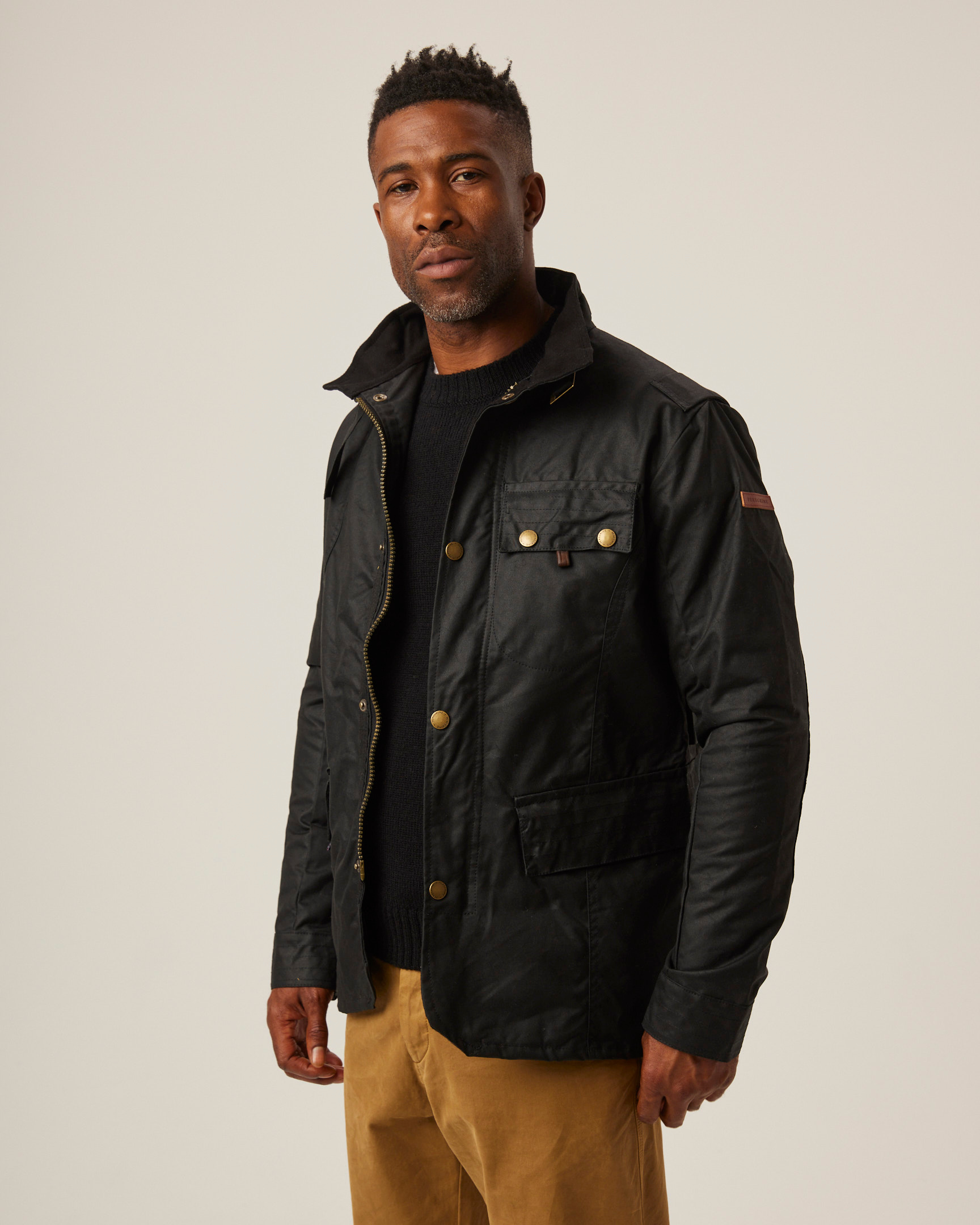 Peregrine Bexley Jacket Wachsjacke Brown Herren