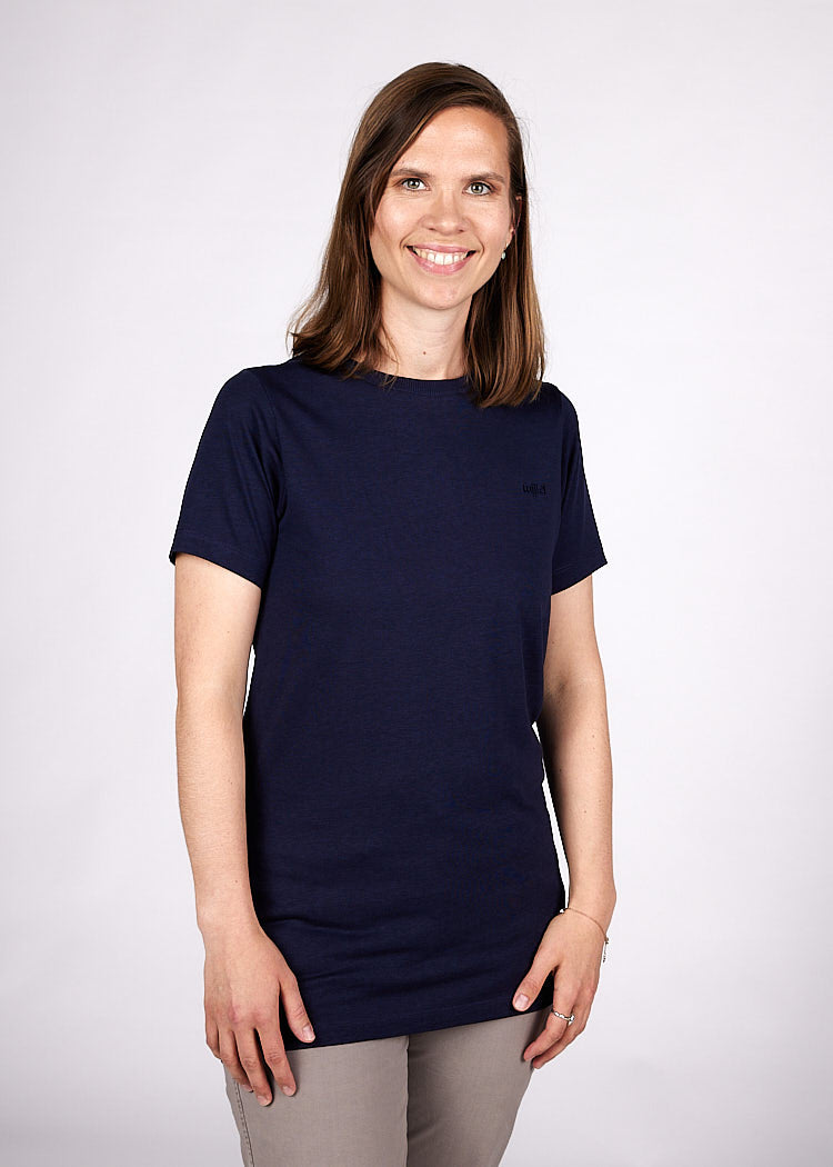 Wijld Maritim Blue Damen Longsleeve Holz Slim