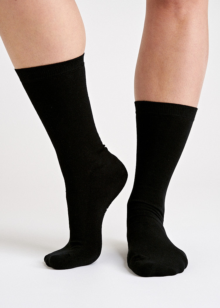 Wijld Socks Woodsocks Black Socken Lyocell Schwarz