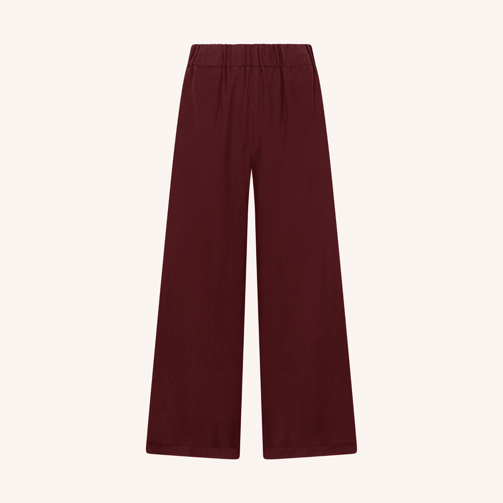 Nordlicht Nora Palazzo Hose Bordeaux Tencel