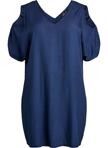 Zizzi Swim Strandkleid 46-48 Viskose lockere Passform