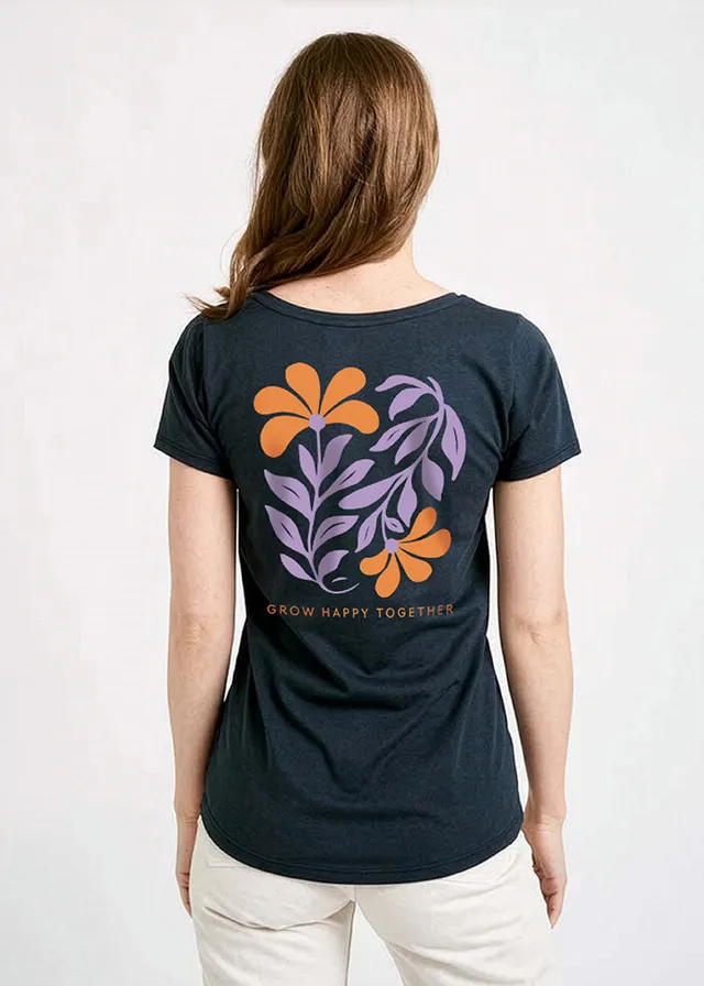 Wijld WoodShirt Lena Midsummer Bloom T-Shirt Bio