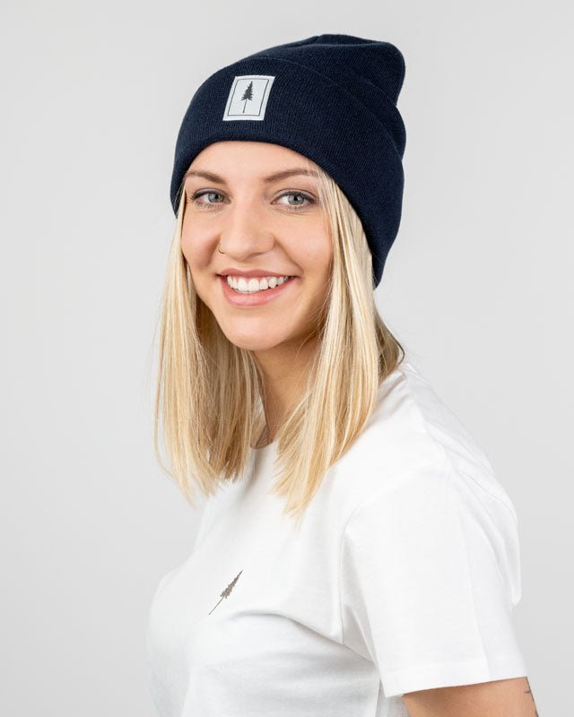 NIKIN Treeanie Classic Mütze Navy Baumwolle
