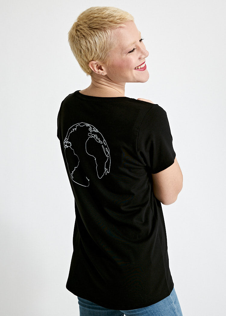 Wijld A Wijld World WoodShirt Damen T-Shirt Print