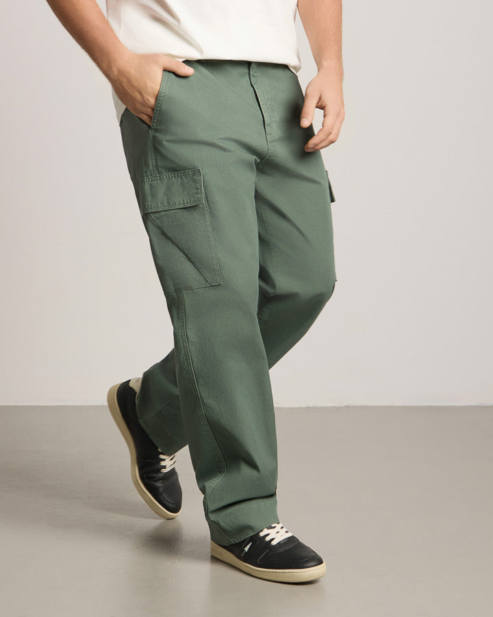 NIKIN TreePants Cargo ReCotton Herren Cargo Hose Sage recycelte Baumwolle