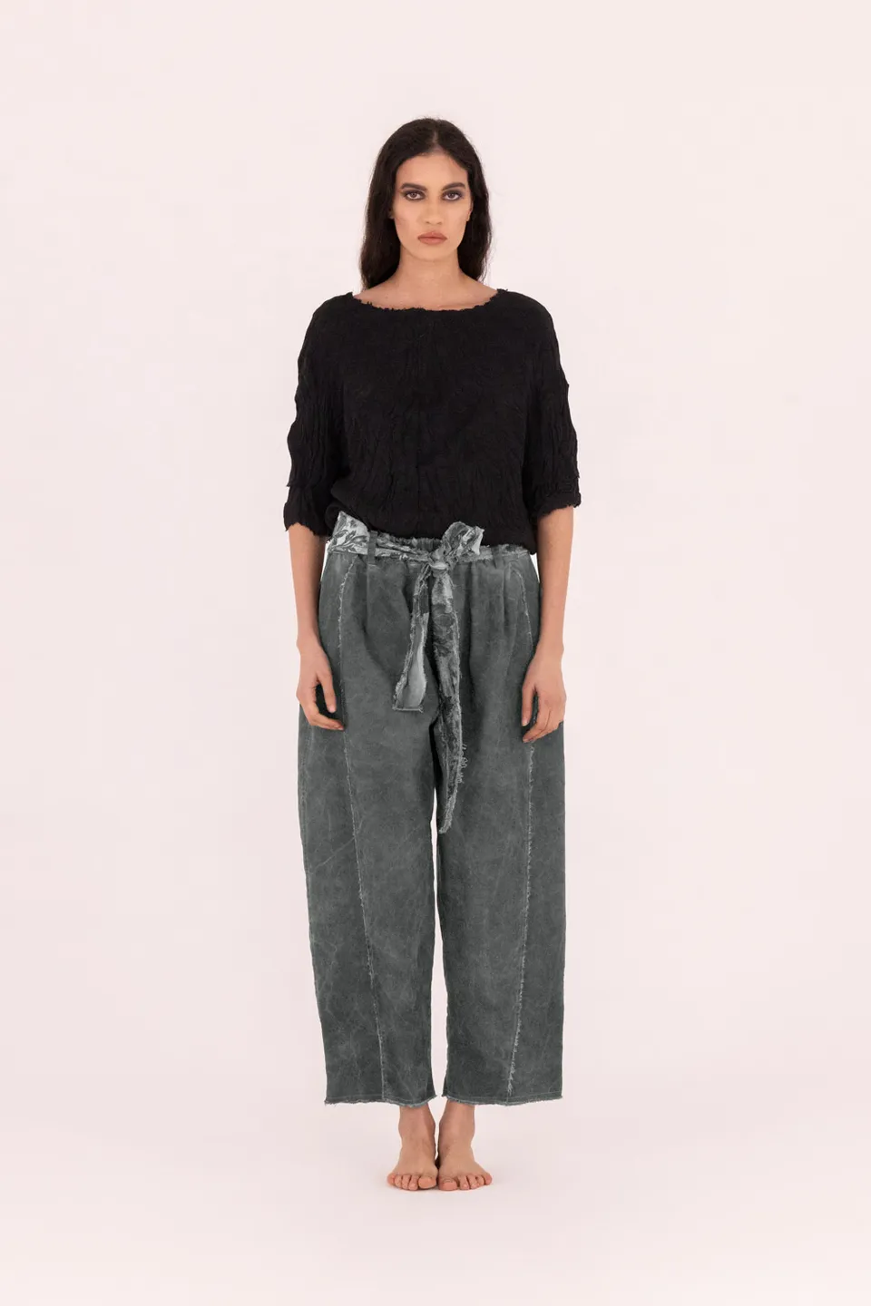 Sanctamuerte Pantaloni Pantalone Over Hose Baumwolle