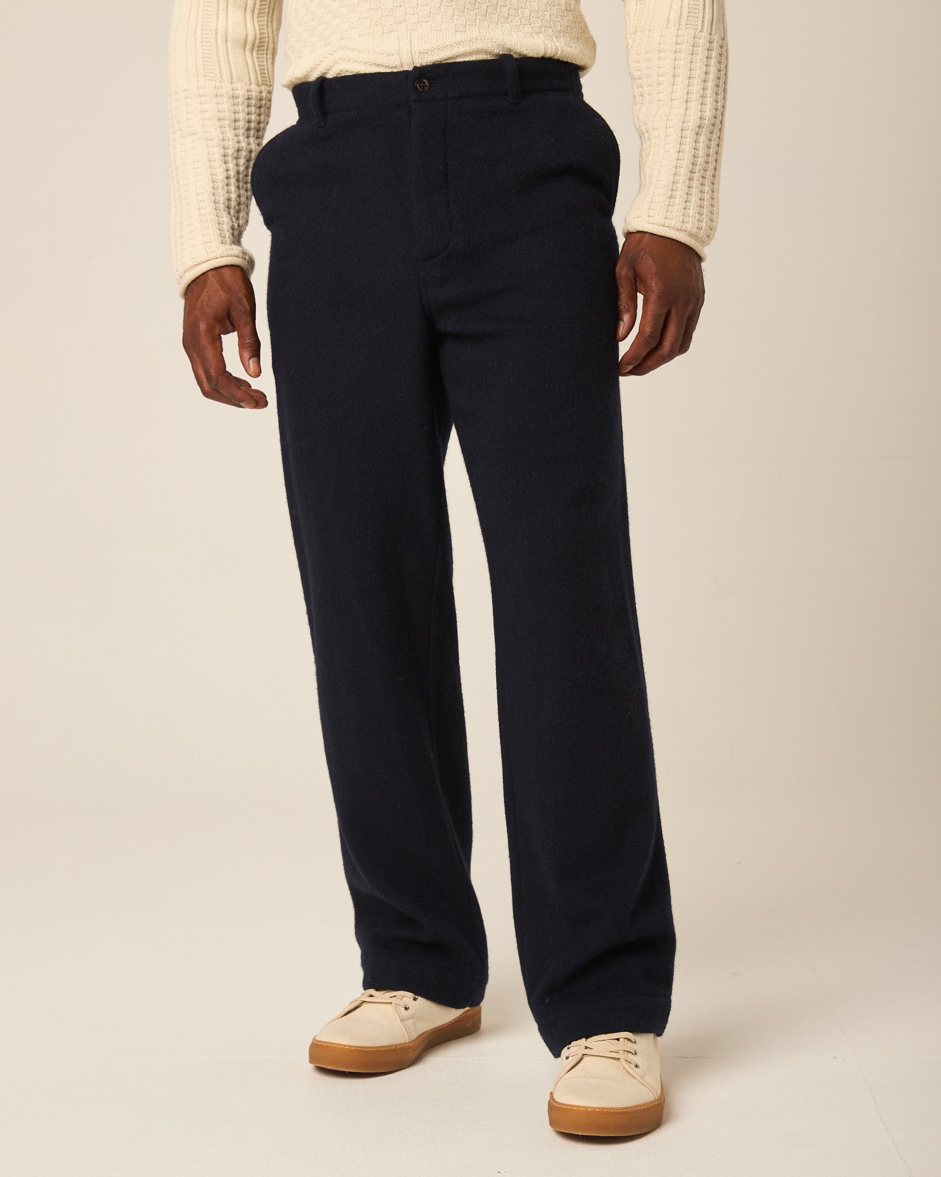 Peregrine Regent Wollhose Herren Navy Merino