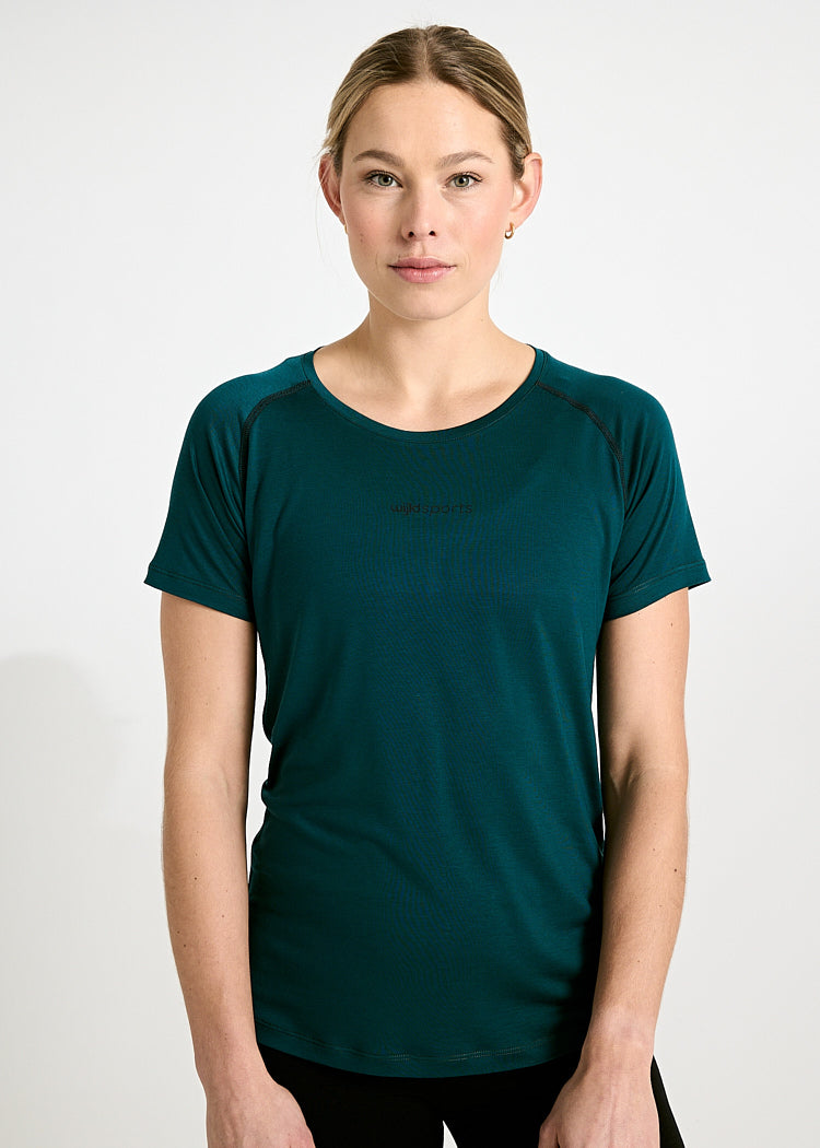 Wijld Fanny Sportshirt Damen Petrol Lyocell