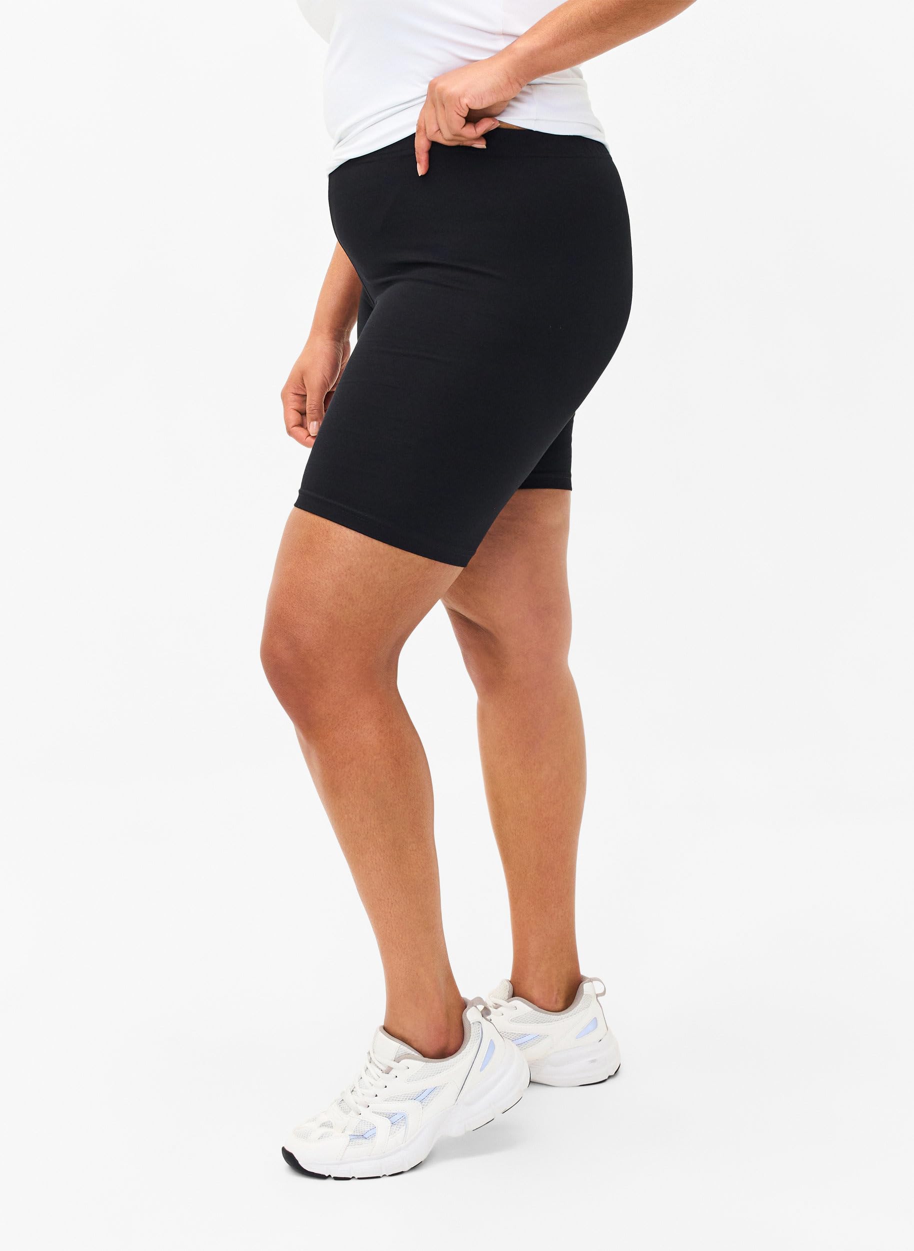 Flash by Zizzi Legging Shorts Baumwolle 2er-Pack