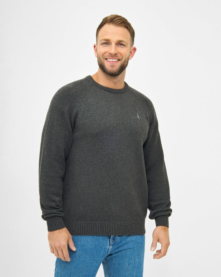 NIKIN TreePullover Cosy Pullover Anthracite Mel Grau