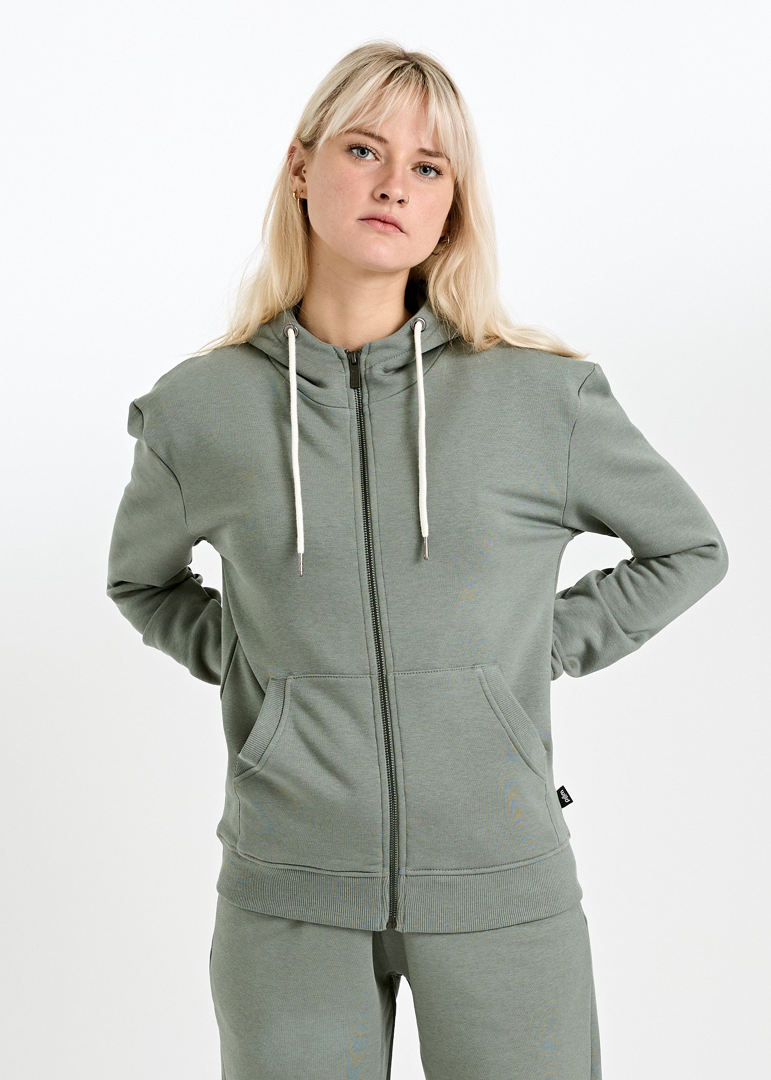 Wijld Louisa Agave Green Sweatjacke Damen Grün