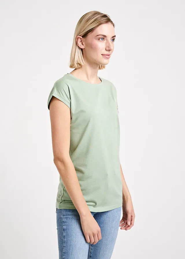 Wijld Woodshirt Elena Damen Shirt Wild Surf Print Slim