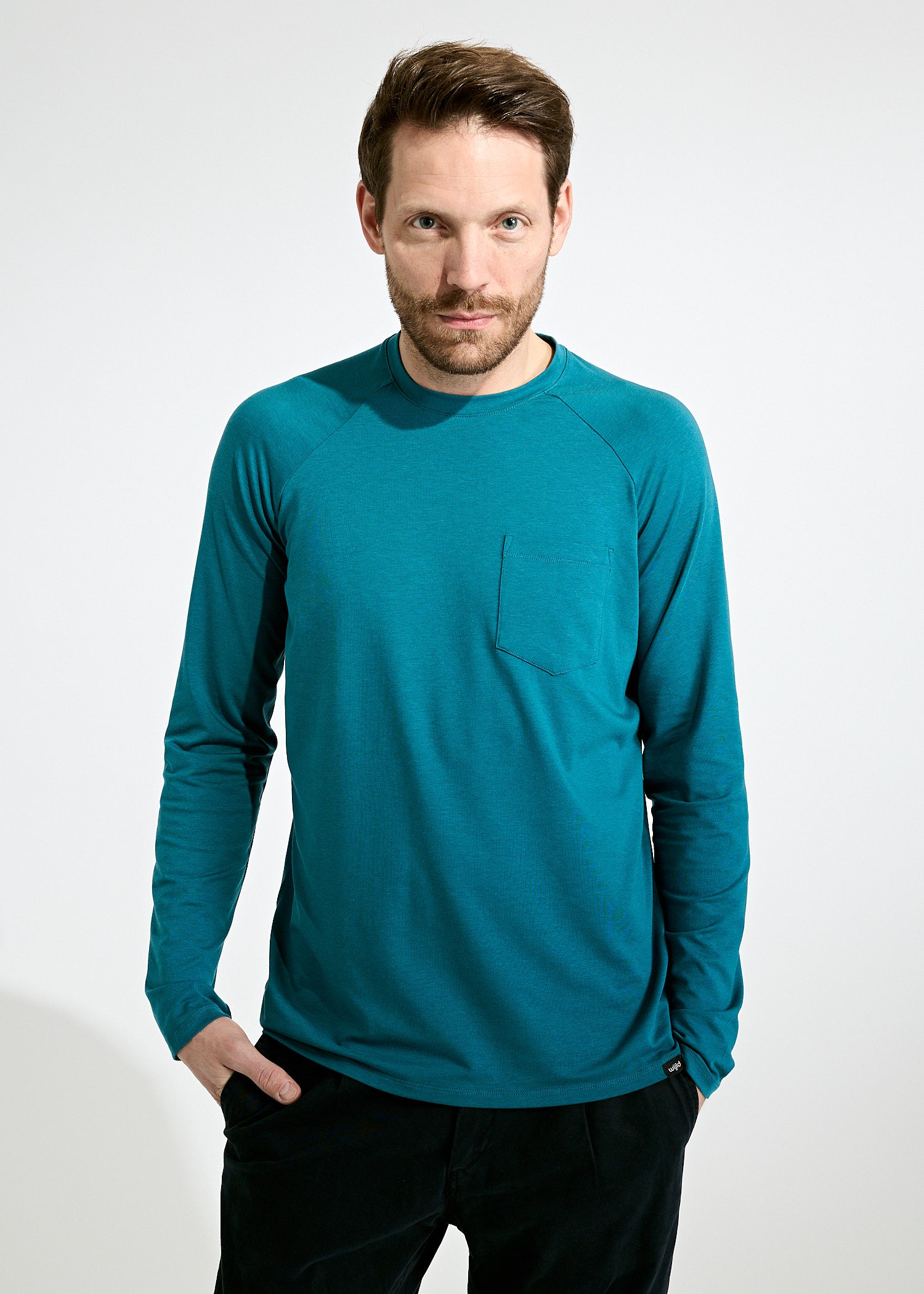 Wijld Longsleeves Langarmshirt Hans Lyocell Corsair