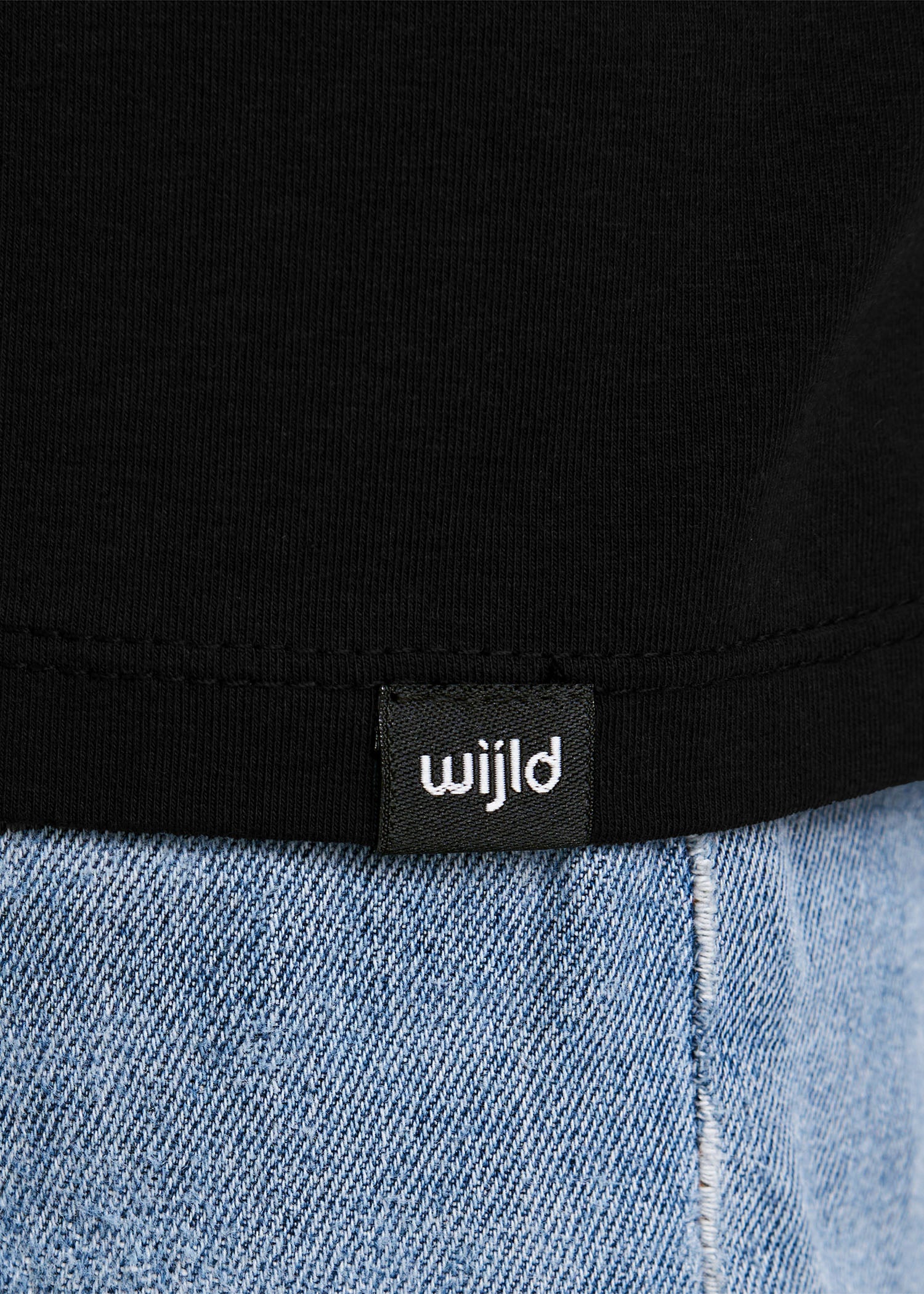 Wijld Fritz Black Herren Langarmshirt Elasthan