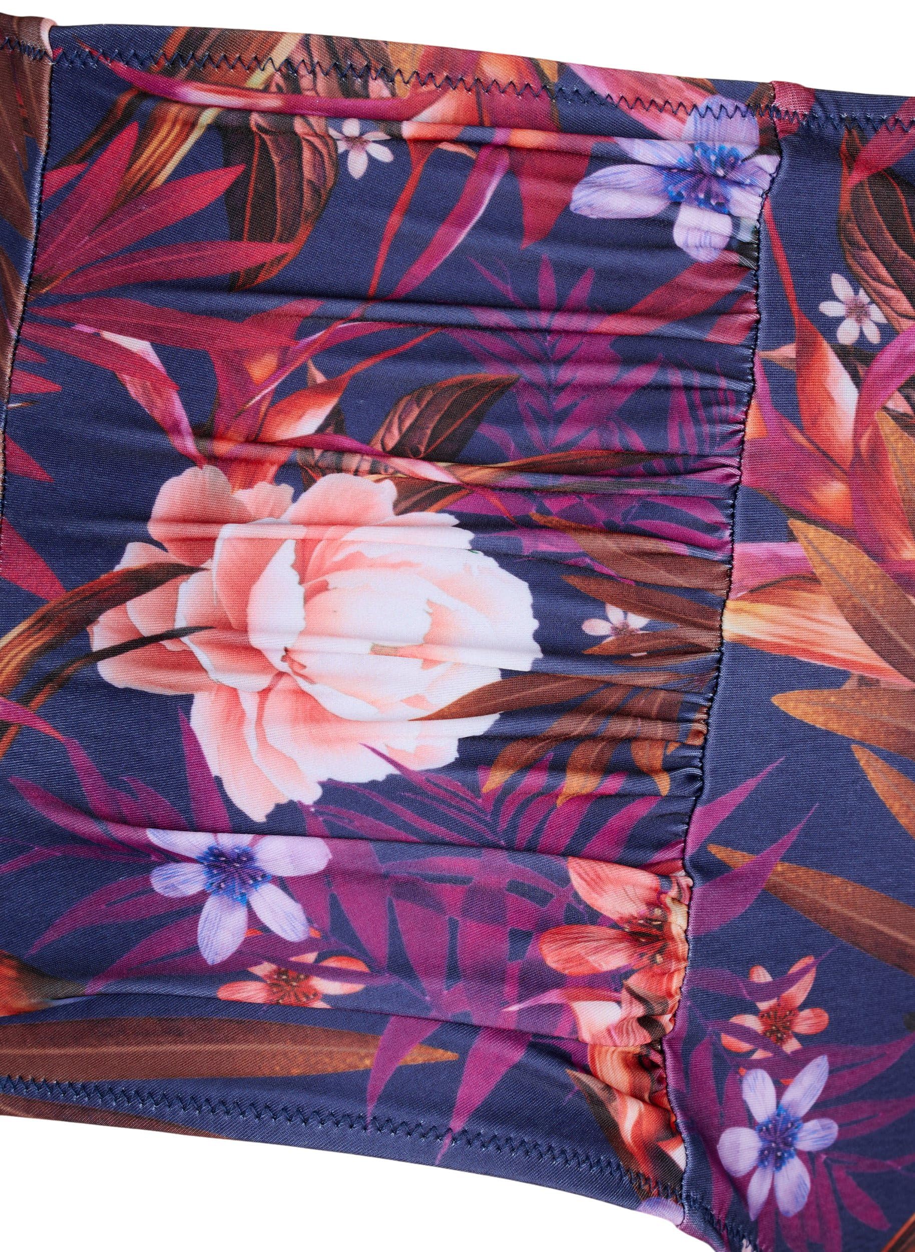 Zizzi Swim Bikini Unterteil Damen High-Waist Print
