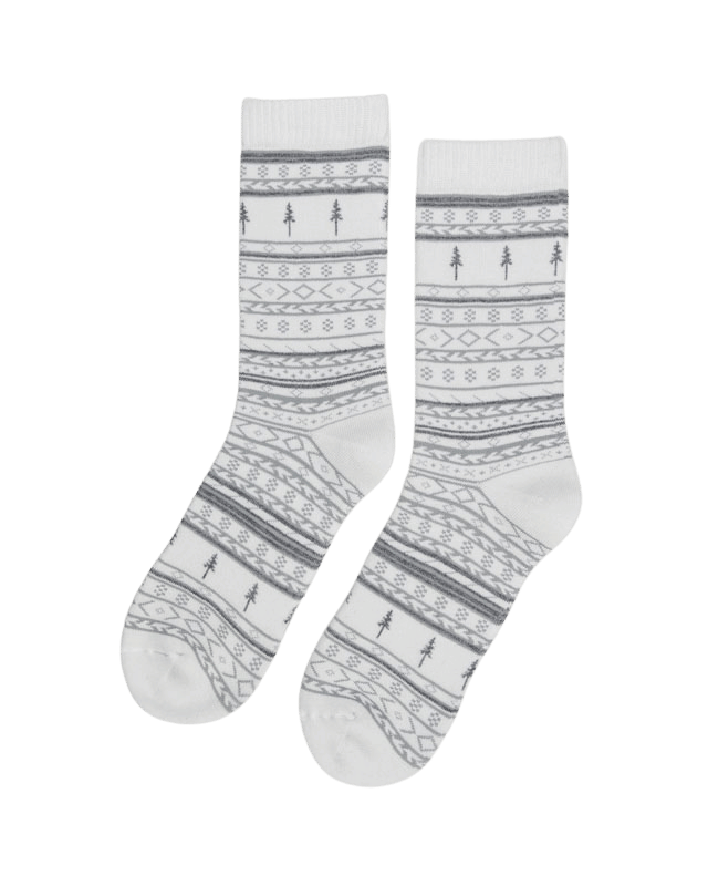 NIKIN TreeSocks Cosy Norwegian Socken Grau Bambus