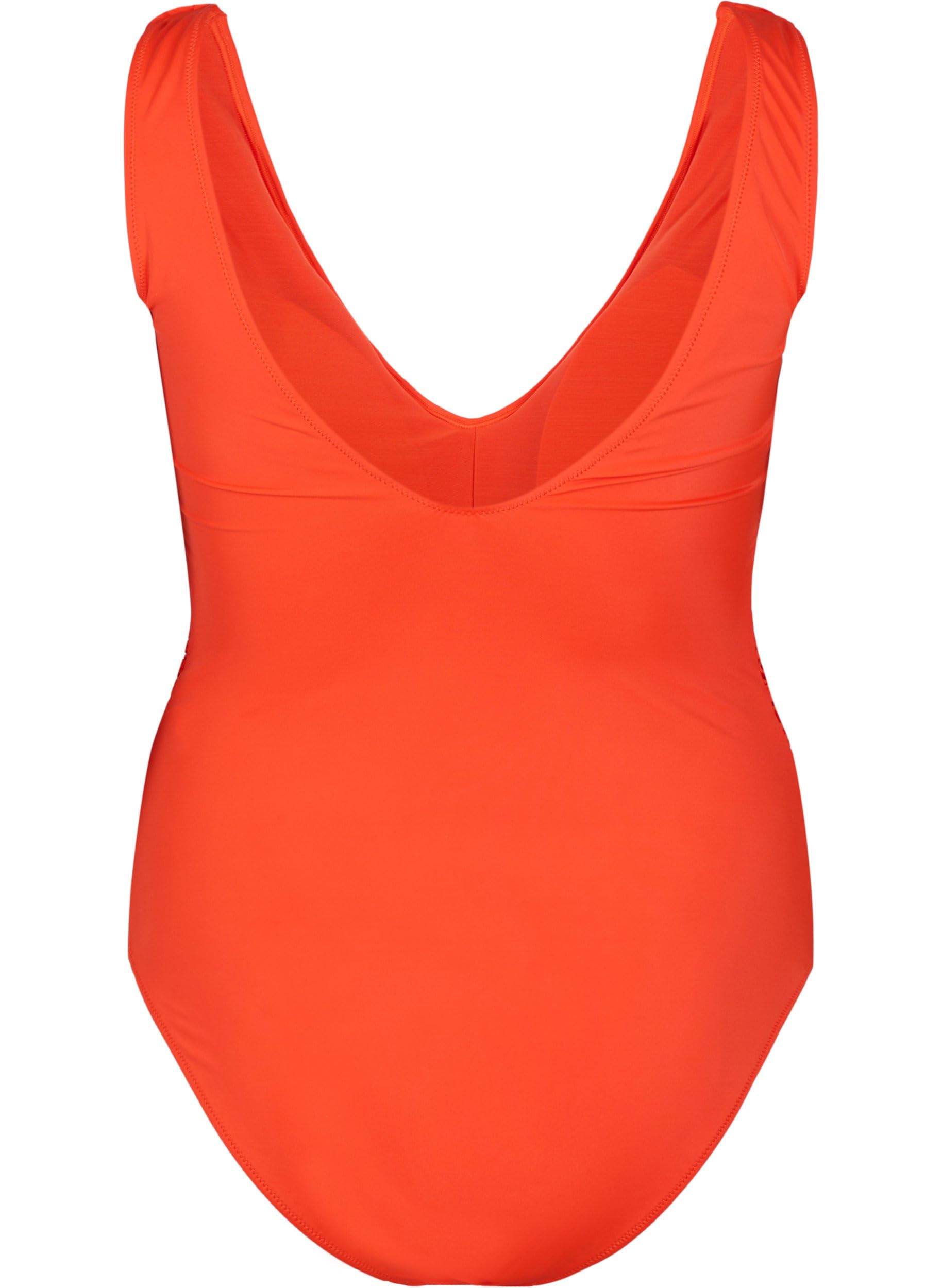 Zizzi Swim Badeanzug Rüschen Grenadine 48 große Größen