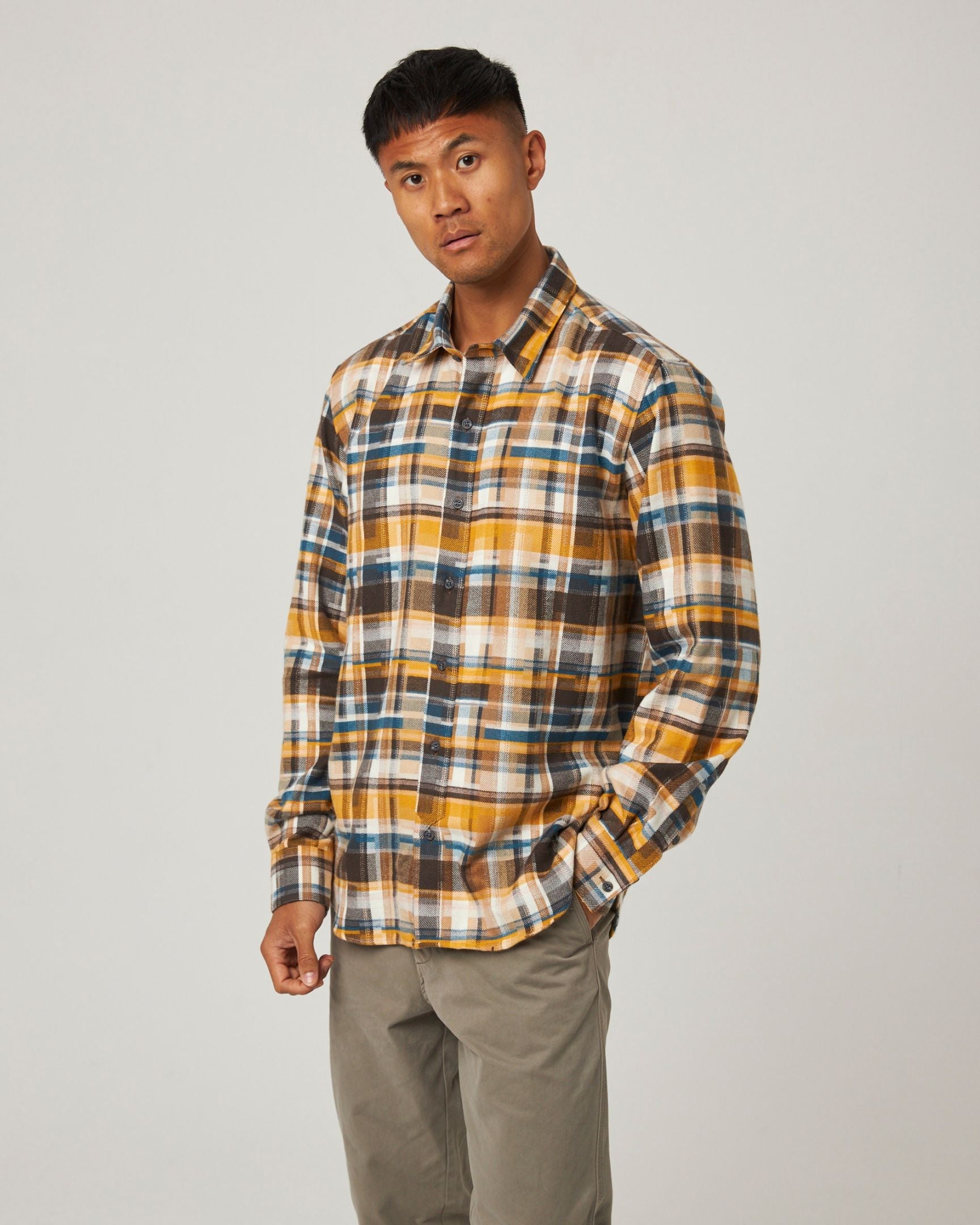 Peregrine Farley Shirt Herrenhemd Worksop Baumwolle