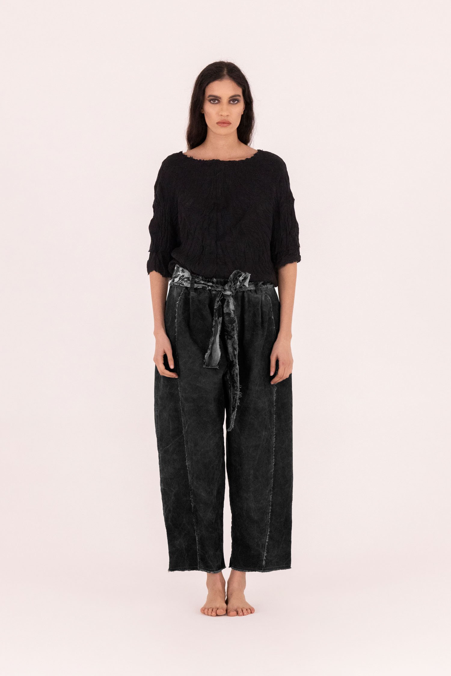 Sanctamuerte Pantaloni Pantalone Over Hose Baumwolle