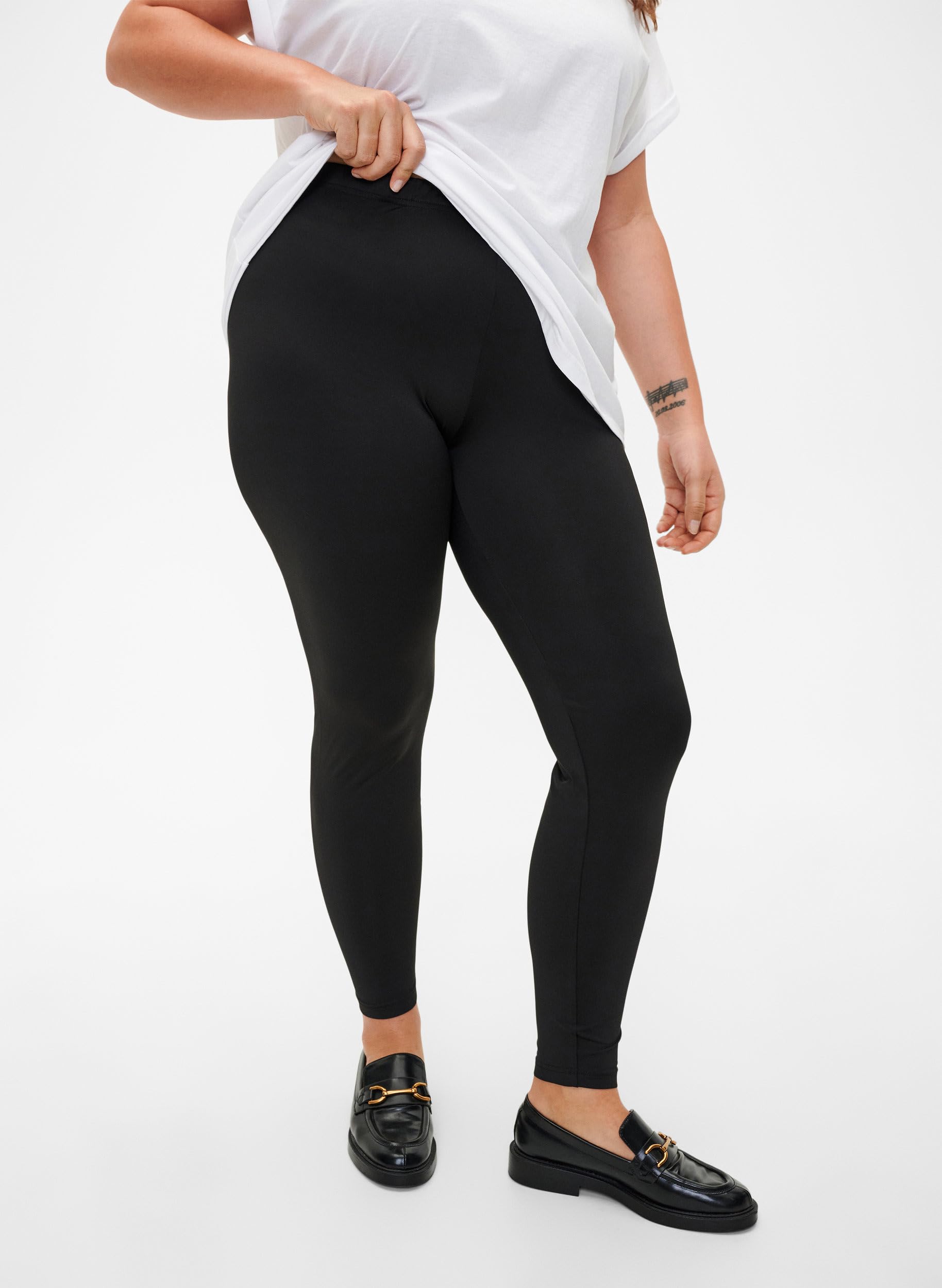 Zizzi Leggings 2er Pack Basic Gr. 42-44