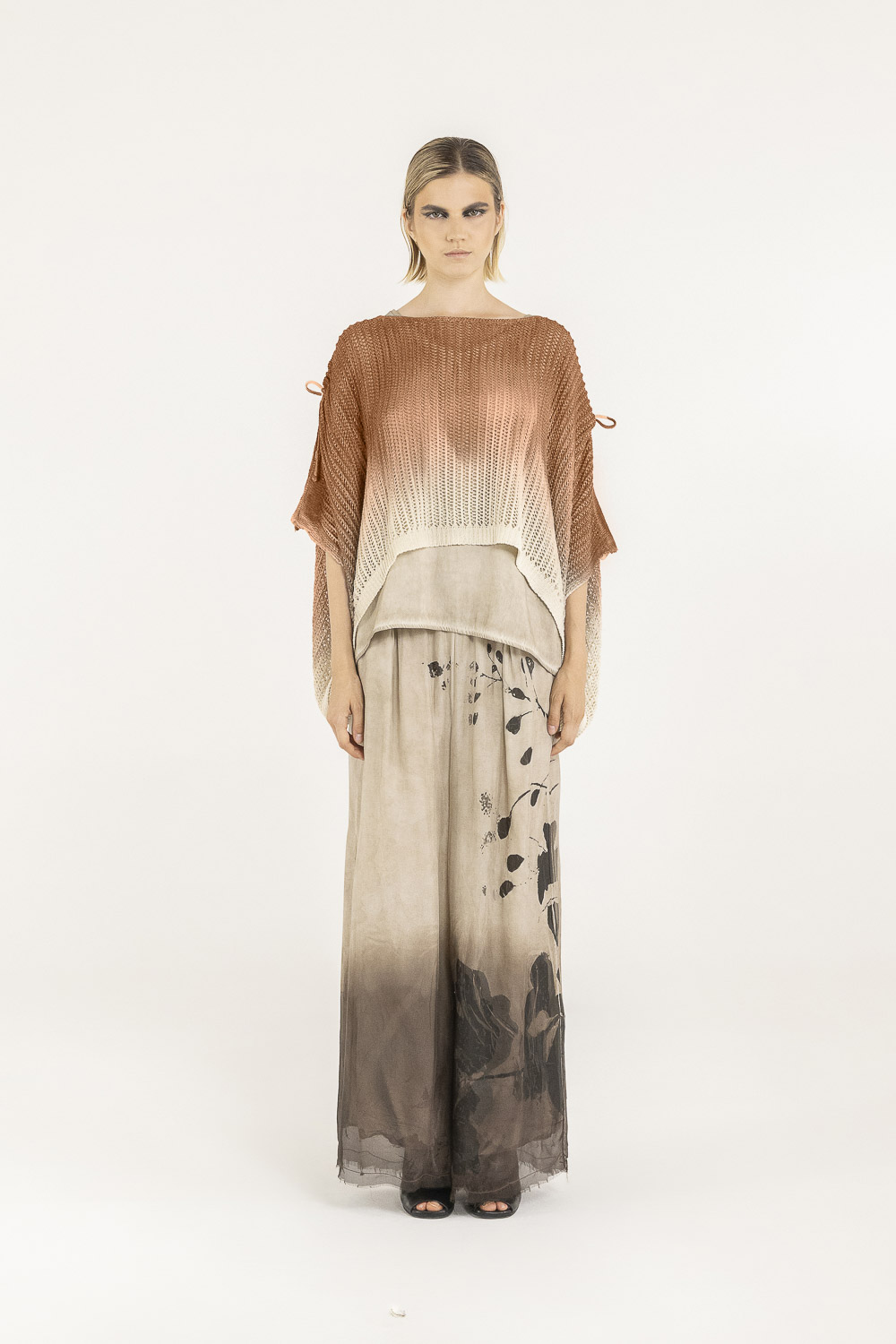 Sanctamuerte Maglieria Maglia Rete Pullover Baumwolle