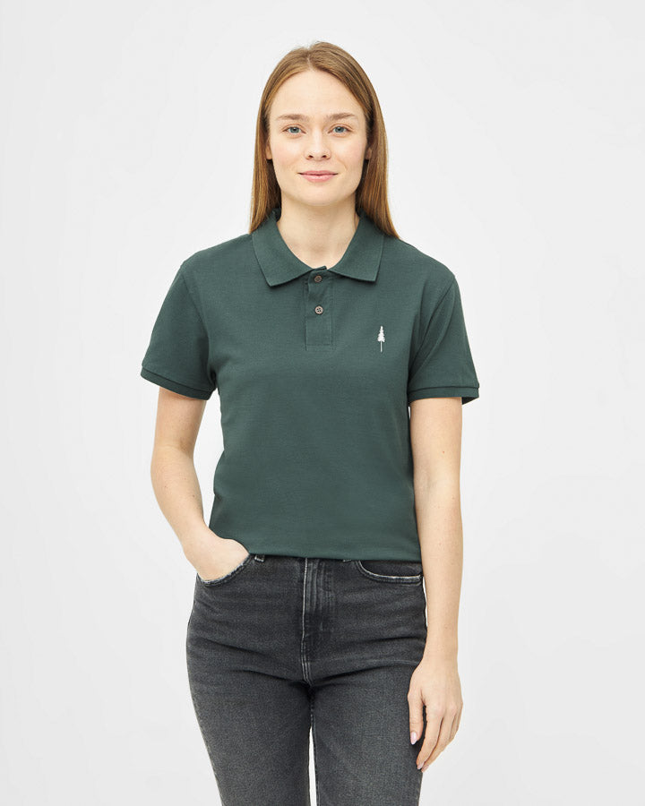 NIKIN TreePolo Polo-Shirt Juniper Bio-Baumwolle