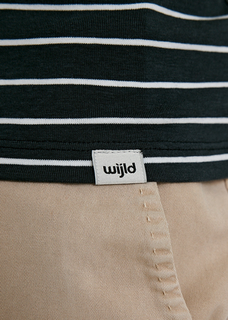 Wijld WoodShirt Timo Thin Stripes Herren T-Shirt