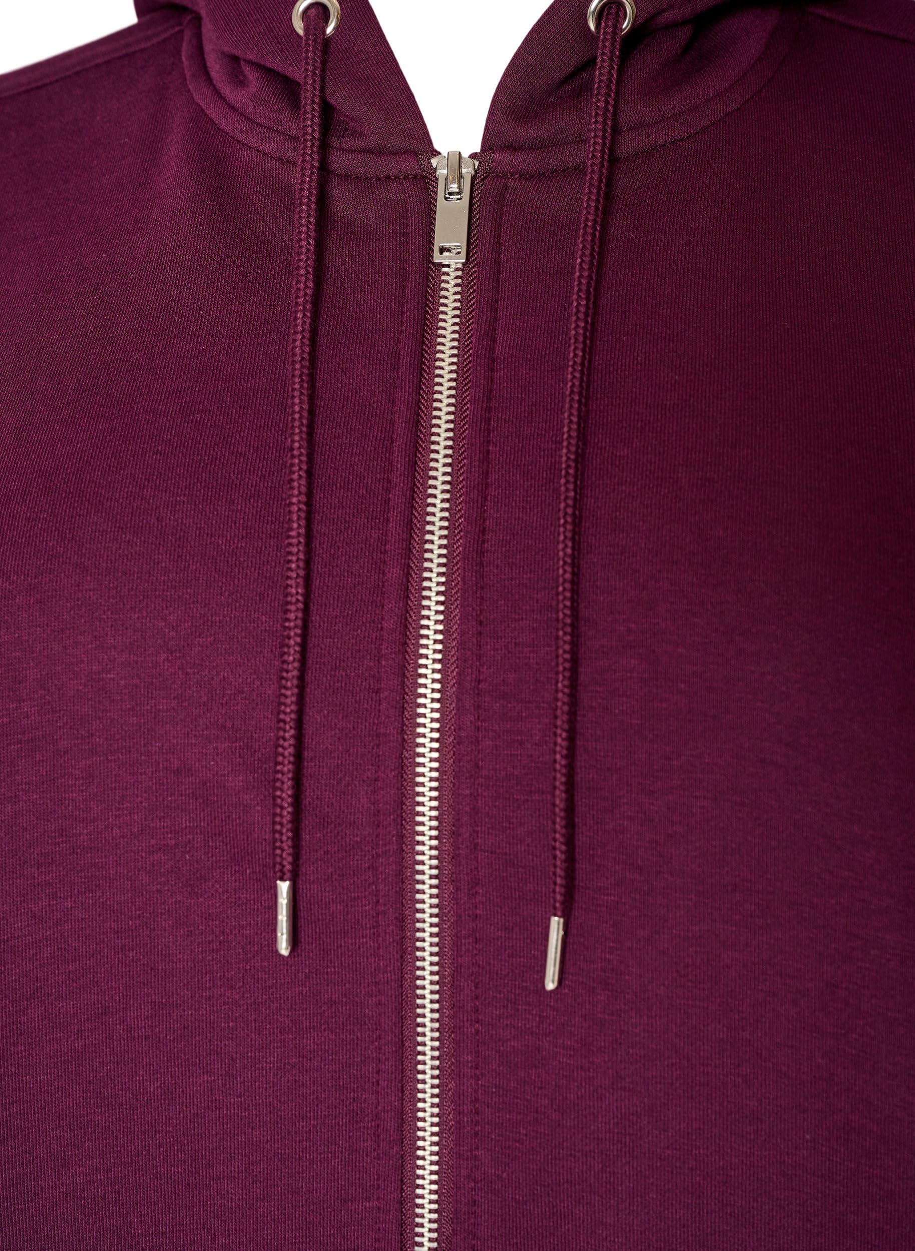Zizzi Sweats Zip Hoodie Kapuze Balloon Fit Fleece