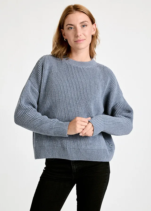 Wijld Josephine Strickpullover Baumwolle Ultramar