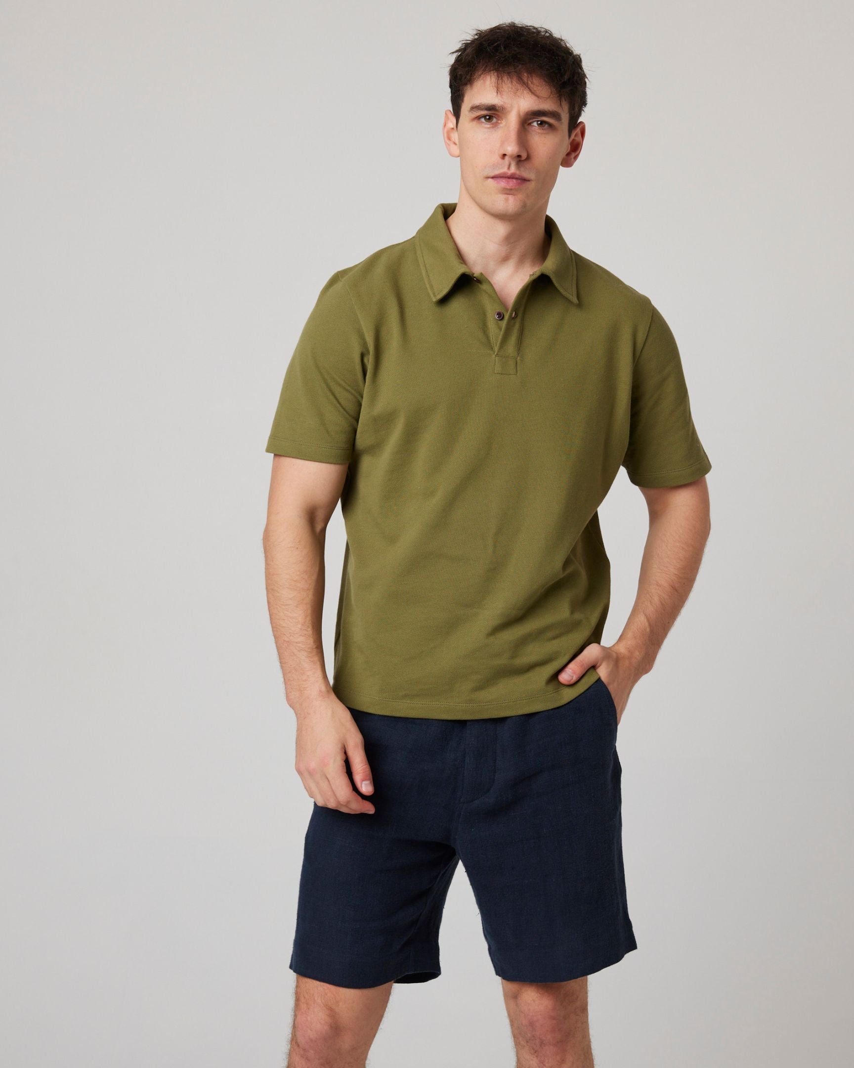 Peregrine Hayle Polo Herren Ocean S Baumwolle
