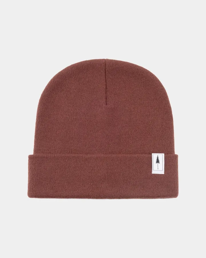 NIKIN Treeanie Chestnut Beanie Baumwolle braun One Size