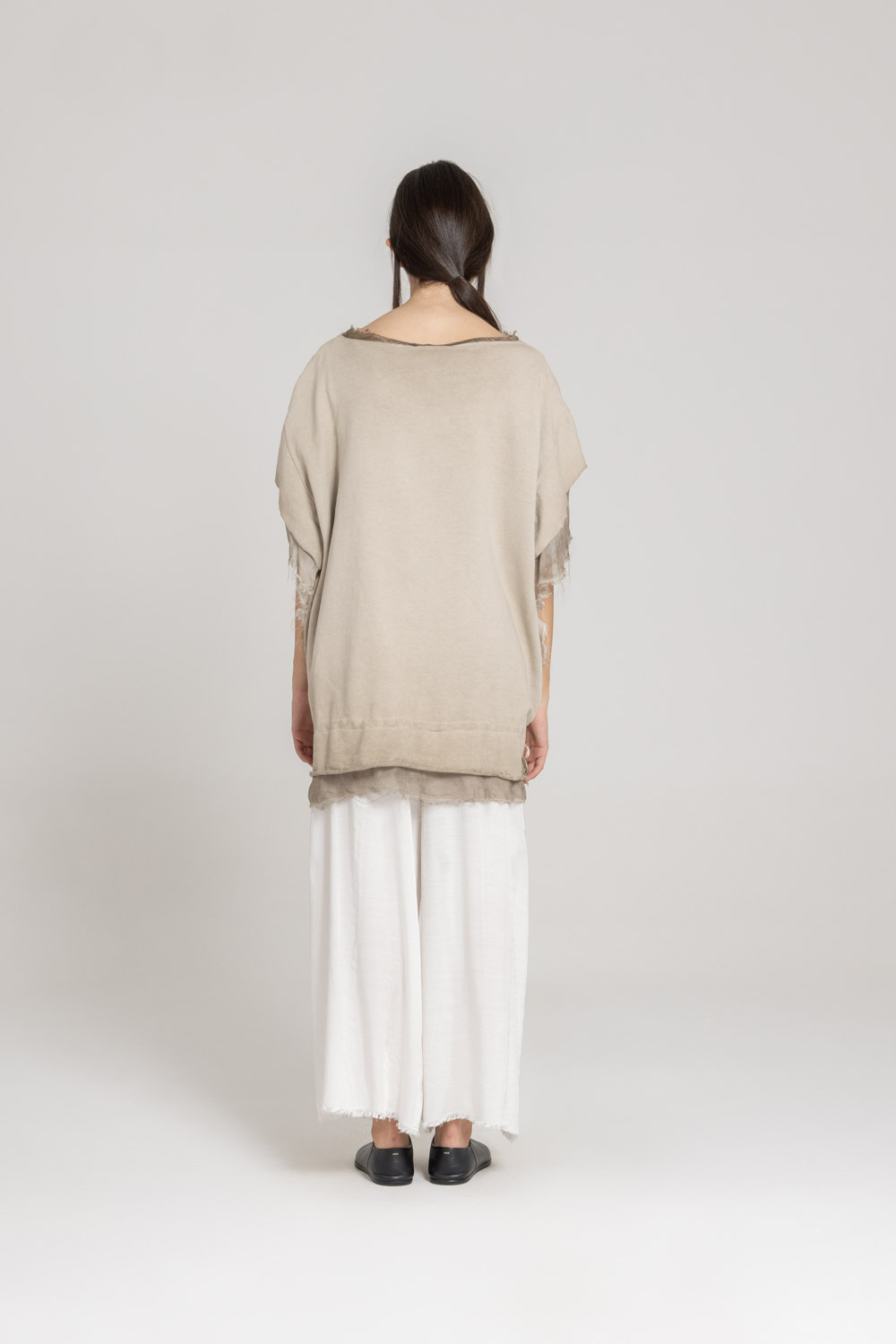 Sanctamuerte Over Pullover Felpa Viskose-Seide
