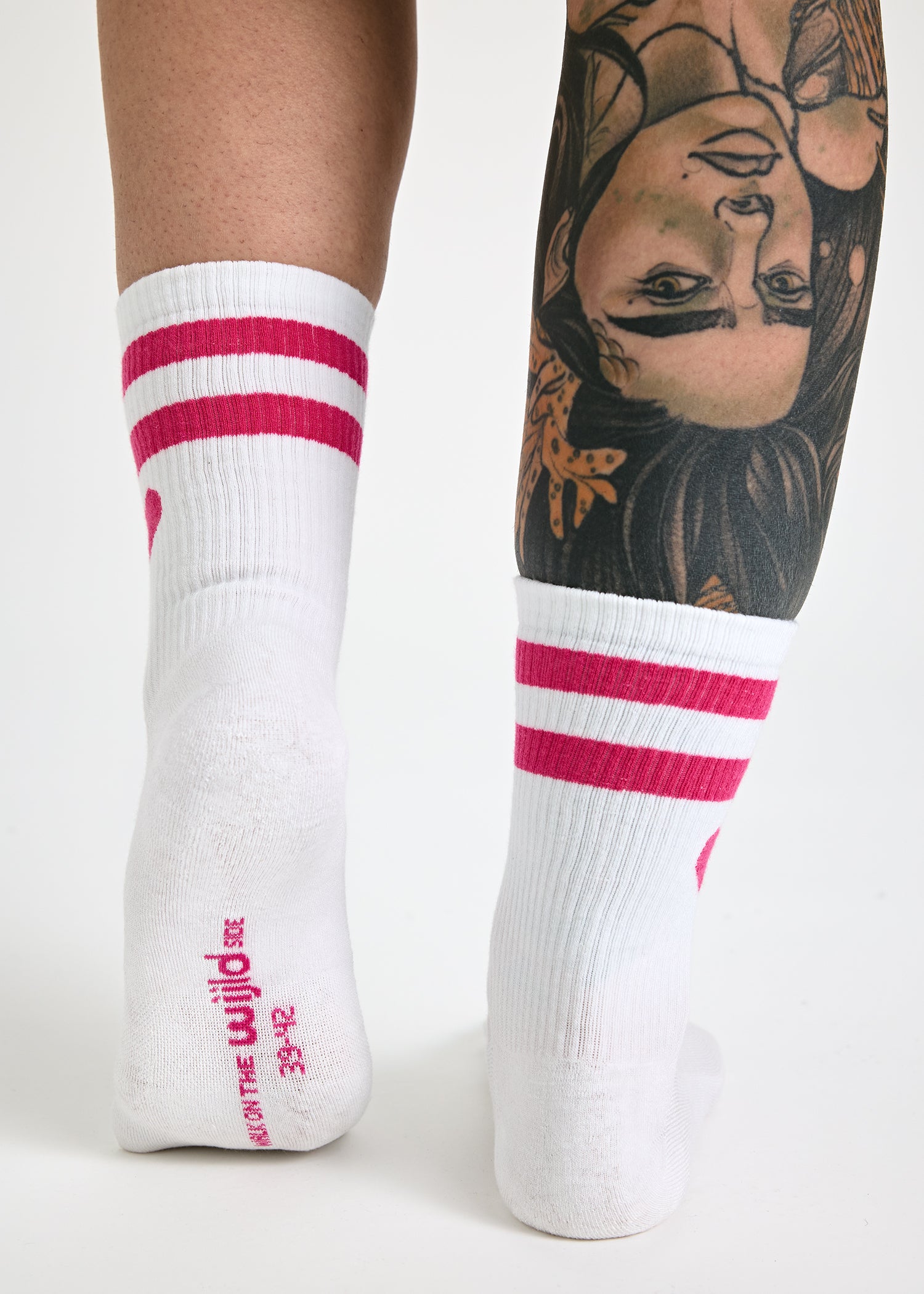 Wijld Woodsocks Tennissocken Heart White Lyocell