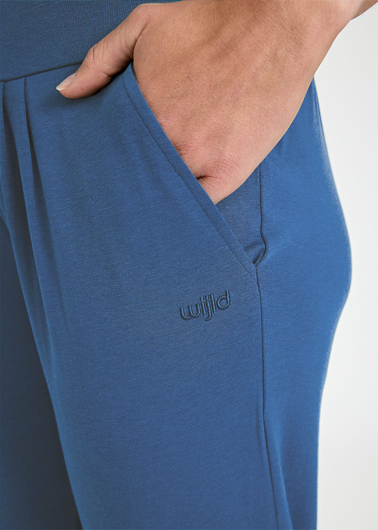 Wijld Amalie Yoga Pants Damen Bijout Blue locker Lyocell