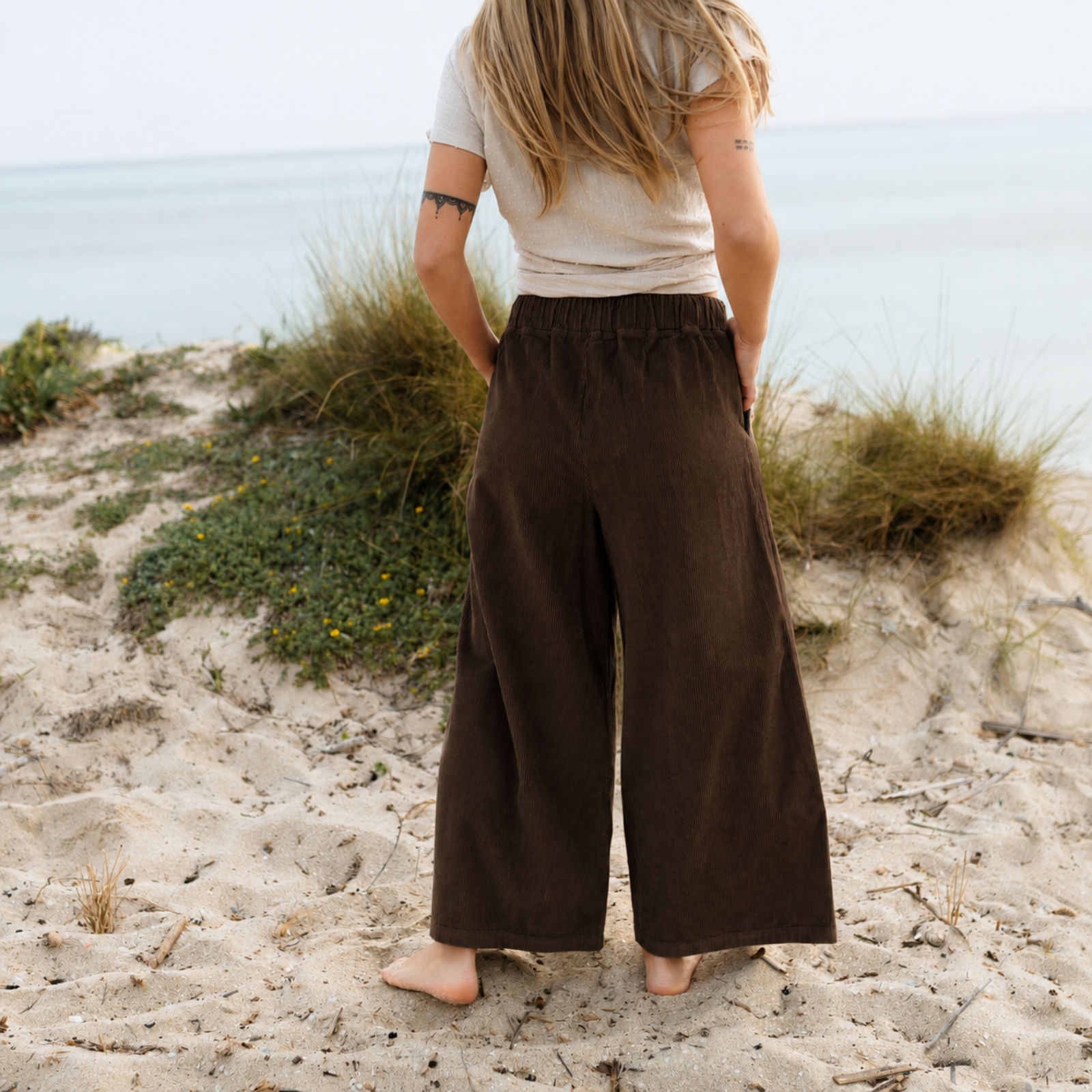 NORDLICHT Hosen Nala Cord Culotte Braun Bio