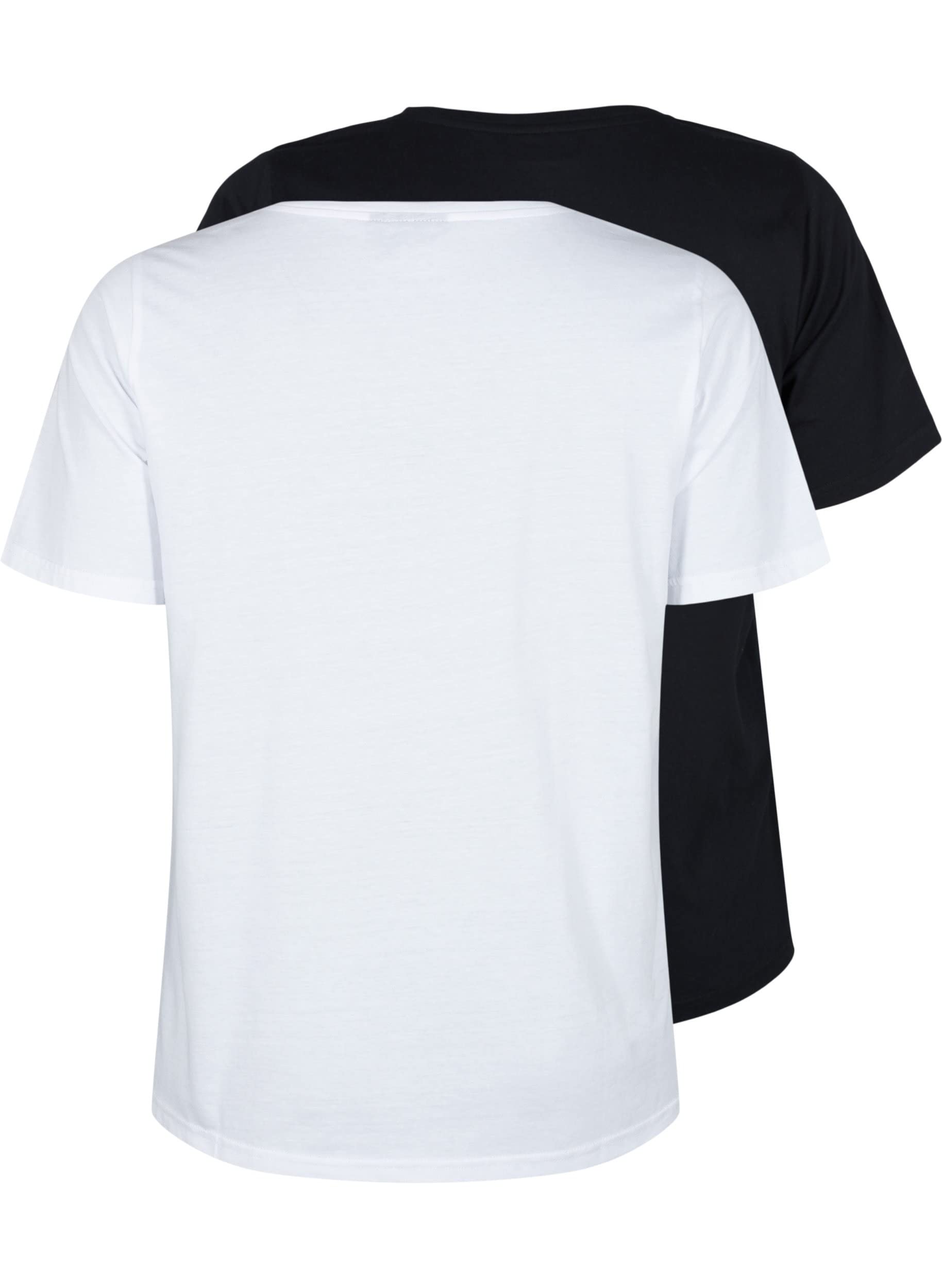 Flash by Zizzi T-Shirts & Tops T-Shirt 2er-Pack V-Ausschnitt