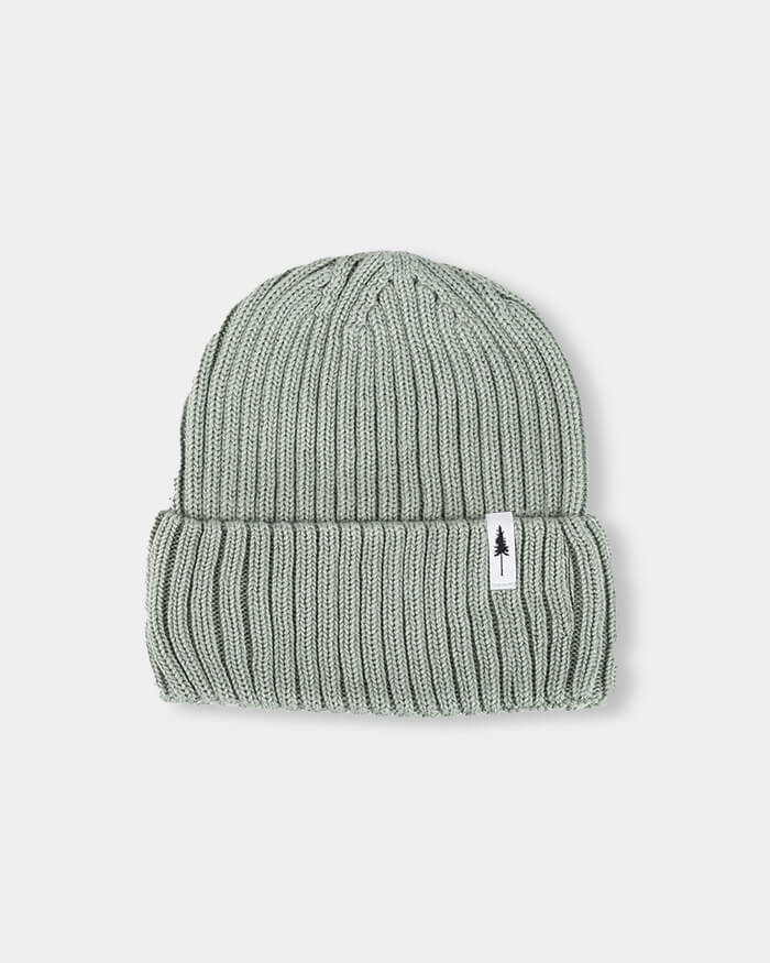 NIKIN Treeanie Ribbed Babymütze Cool Matcha 0-12M