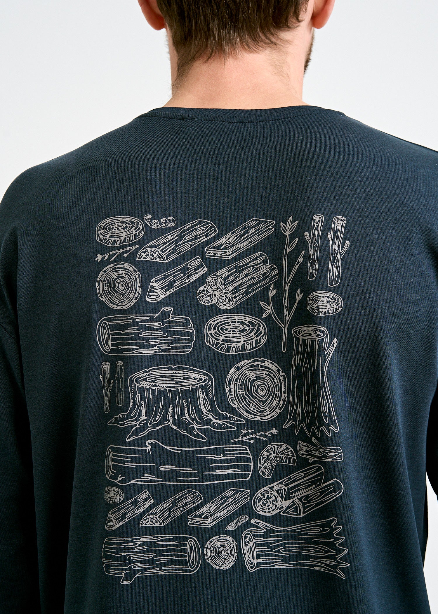 Wijld Chris Longsleeve Herren Holz Overcut Locker